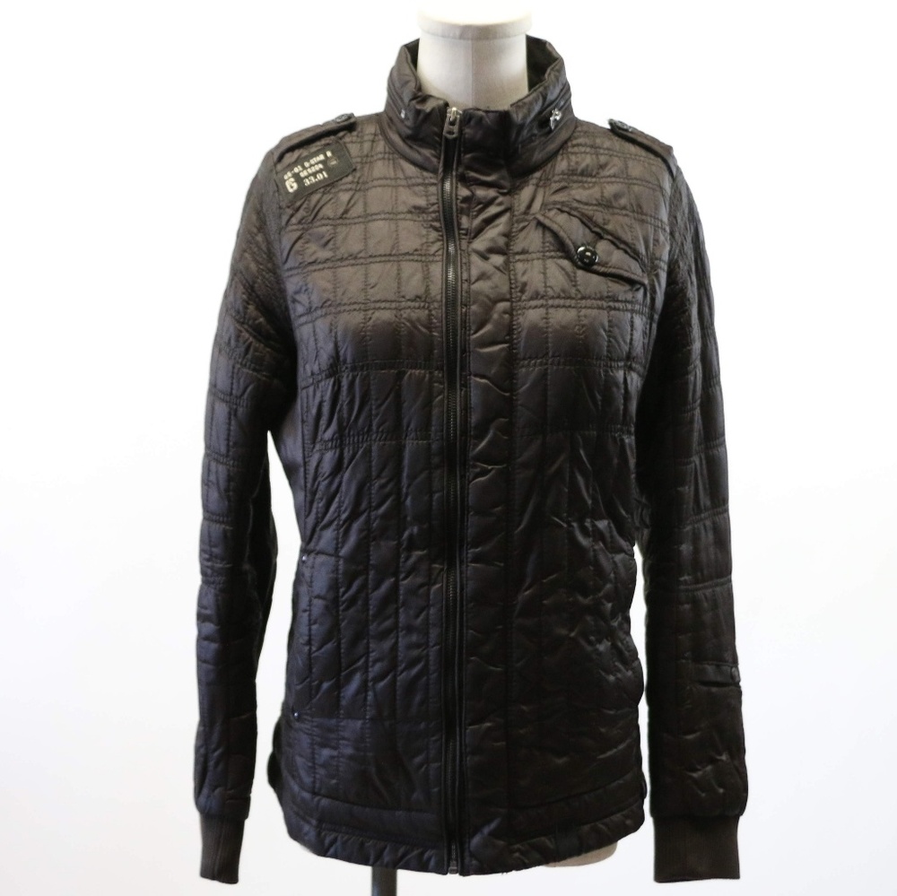 G Star Raw puffer chocolate brown jacket zip up